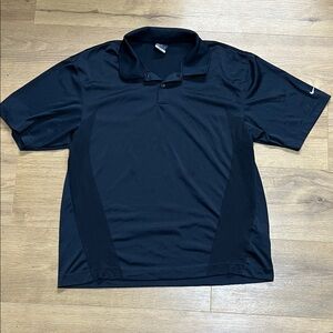 Nike Men's Black Short-Sleeve Performance Polo